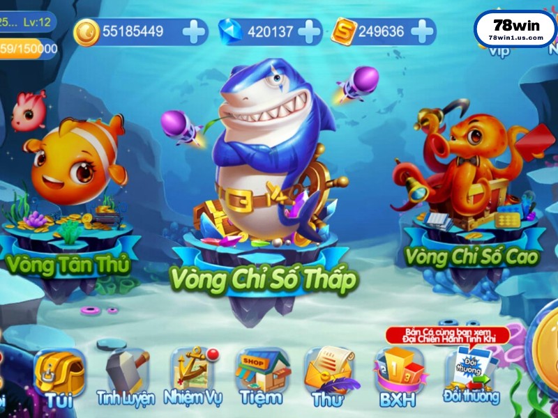 Hướng dẫn chơi bắn cá H5 78Win cho người mới bắt đầu